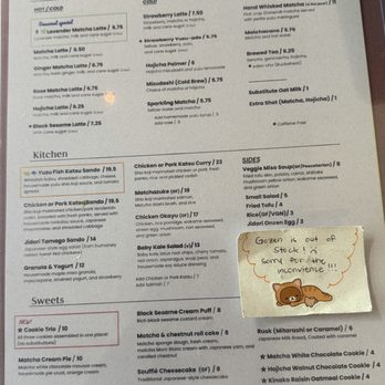 Stonemill Matcha - Menu - Cafes Near Me - San Francisco, California