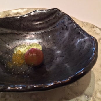 Aubergine - Gazpacho w/ smoked char roe - New American Near Me - Carmel, California