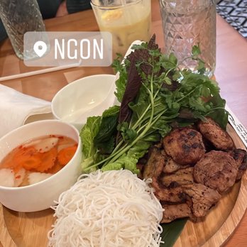 Ngon Vietnamese Kitchen - Bun Cha - Vietnamese Near Me - Dallas, Texas