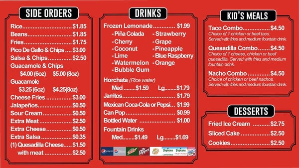 Menu photo 7 El Burrito Rey Oak Forest, IL