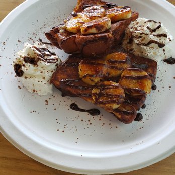 Egghead Cafe - Choc-creme brulee french toast - Coffee & Tea Near Me - Honolulu, Hawaii