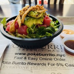 Mar 22 - Make your own Poke Bowl w/ tuna + avocado- 4/5. $13