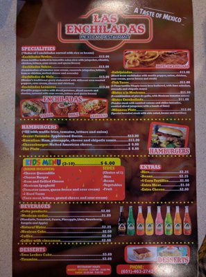 Menu photo 6 Las Enchiladas Farmington, MN