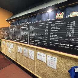 Menu (as of Oct 2025) Menu (as of Oct 2025)