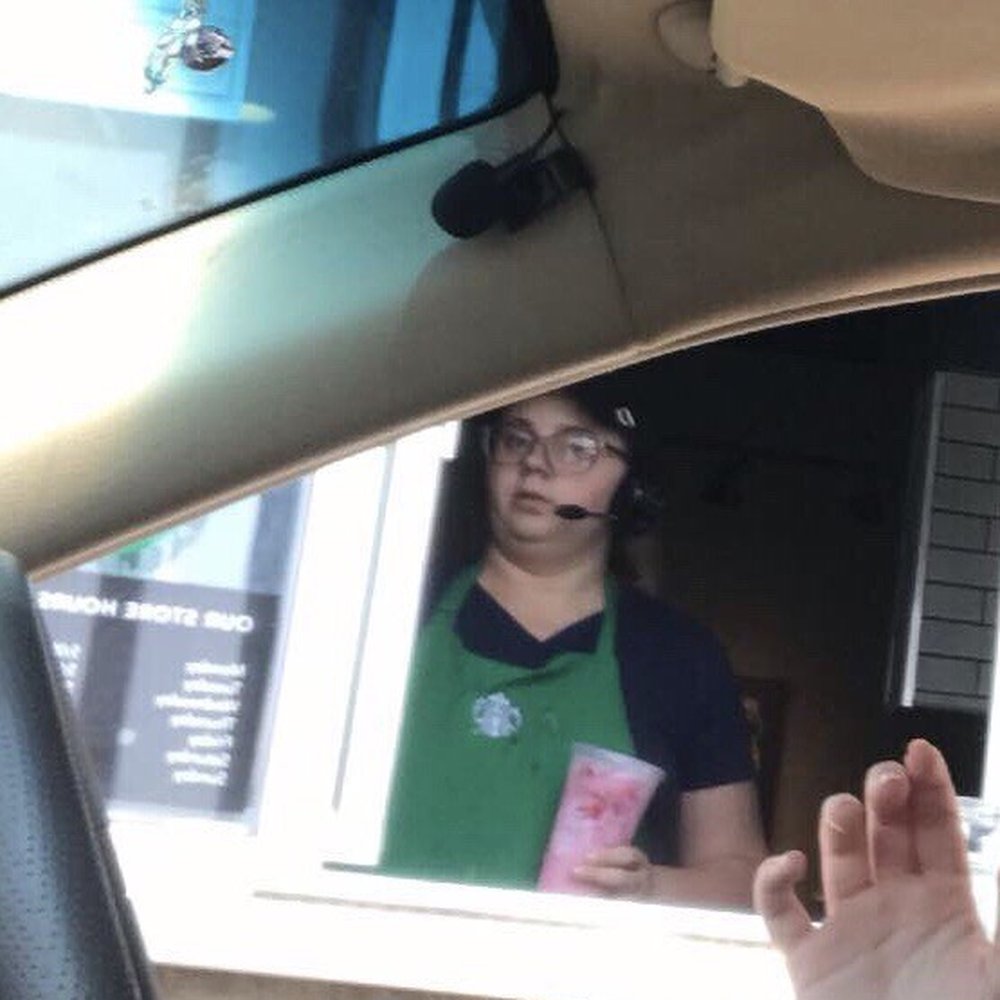 Starbucks - this is the worker who took my order and made me feel dumb and broke. hopefully uploading her pic is not illegal. sorry if it is. - Coffee & Tea Near Me - Garner, North Carolina Starbucks - this is the worker who took my order and made me feel dumb and broke. hopefully uploading her pic is not illegal. sorry if it is. - Coffee & Tea Near Me - Garner, North Carolina