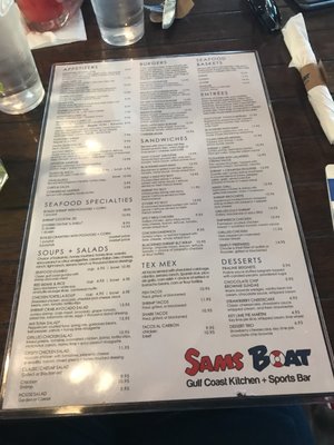 Menu photo 7 Sam's Boat Cypress, TX