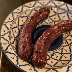 Charm Taphouse And Bbq - Prime beef and basil sausage. Photo by Mario-Sebastian Berry.