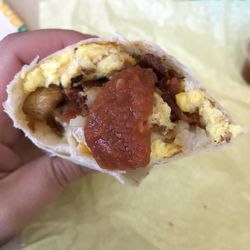 Valero - Bacon burrito is so good!