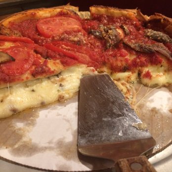 Giordano's - Half and half small deep dish. - Pizza Near Me - Rosemont, Illinois Giordano's - Half and half small deep dish. - Pizza Near Me - Rosemont, Illinois