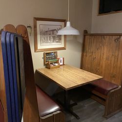 Ladobees Steak House - Booth/ dining area.