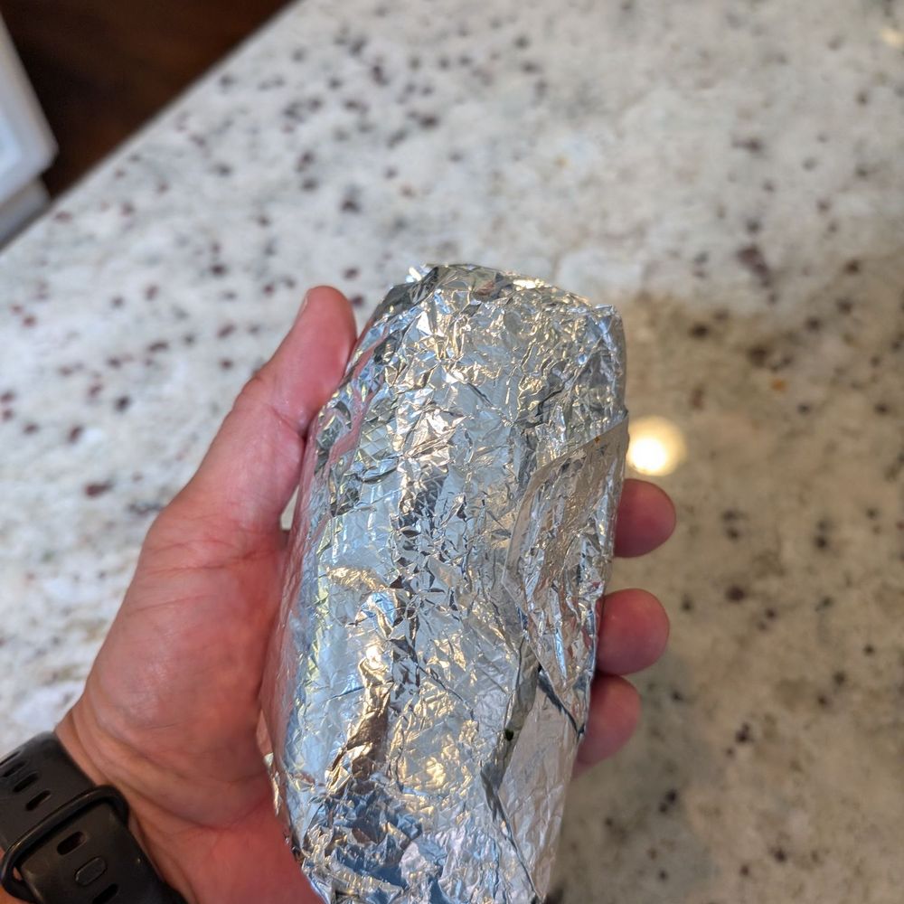 Incredibly shrinking burrito Incredibly shrinking burrito