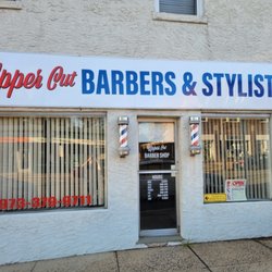 Upper Cut Barbers & Stylists - Front of shop