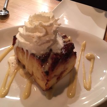 Louie's Wine Dive - White Chocolate bread pudding...divine! - New American Near Me - Des Moines, Iowa
