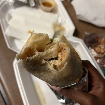 Tacos Los Huevones - Carnitas Burrito - Food Trucks Near Me - Parker, Colorado