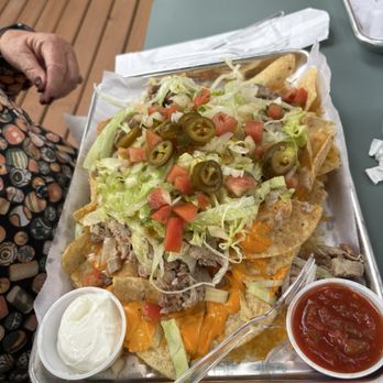The Village Patio - Pork nachos - Pizza Near Me - Bradenton, Florida