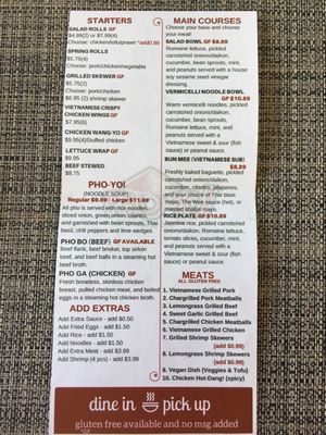 Menu photo 1 Pho Yo Winnipeg, MB Menu photo 1 Pho Yo Winnipeg, MB