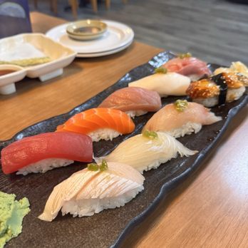 Mioki Sushi - 9 Piece Nigiri Dinner - Sushi Bars Near Me - Fremont, California