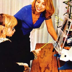 Iole Taddei, OD - Dr. Taddei with vision therapy patient