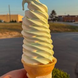 Zesto Ice Cream and Yogurt - Pistacho Vanilla twist