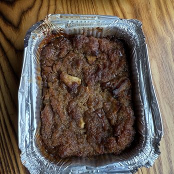 Pit Fiend Barbecue - Apple Cider Bread Pudding - Barbeque Near Me - Denver, Colorado Pit Fiend Barbecue - Apple Cider Bread Pudding - Barbeque Near Me - Denver, Colorado