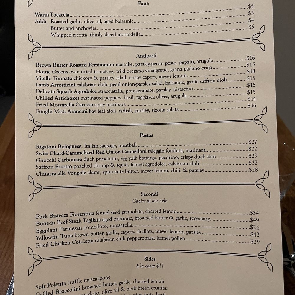 Ofena - Menu 1/27/24 - Italian Near Me - San Francisco, California Ofena - Menu 1/27/24 - Italian Near Me - San Francisco, California