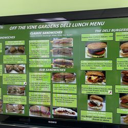 Off the Vine Gardens Deli And Catering - Updated menu with photos (02.29.24)