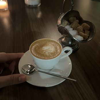 Café Laurel - Double Espresso, served with sugar cubes - French Near Me - Miami, Florida Café Laurel - Double Espresso, served with sugar cubes - French Near Me - Miami, Florida