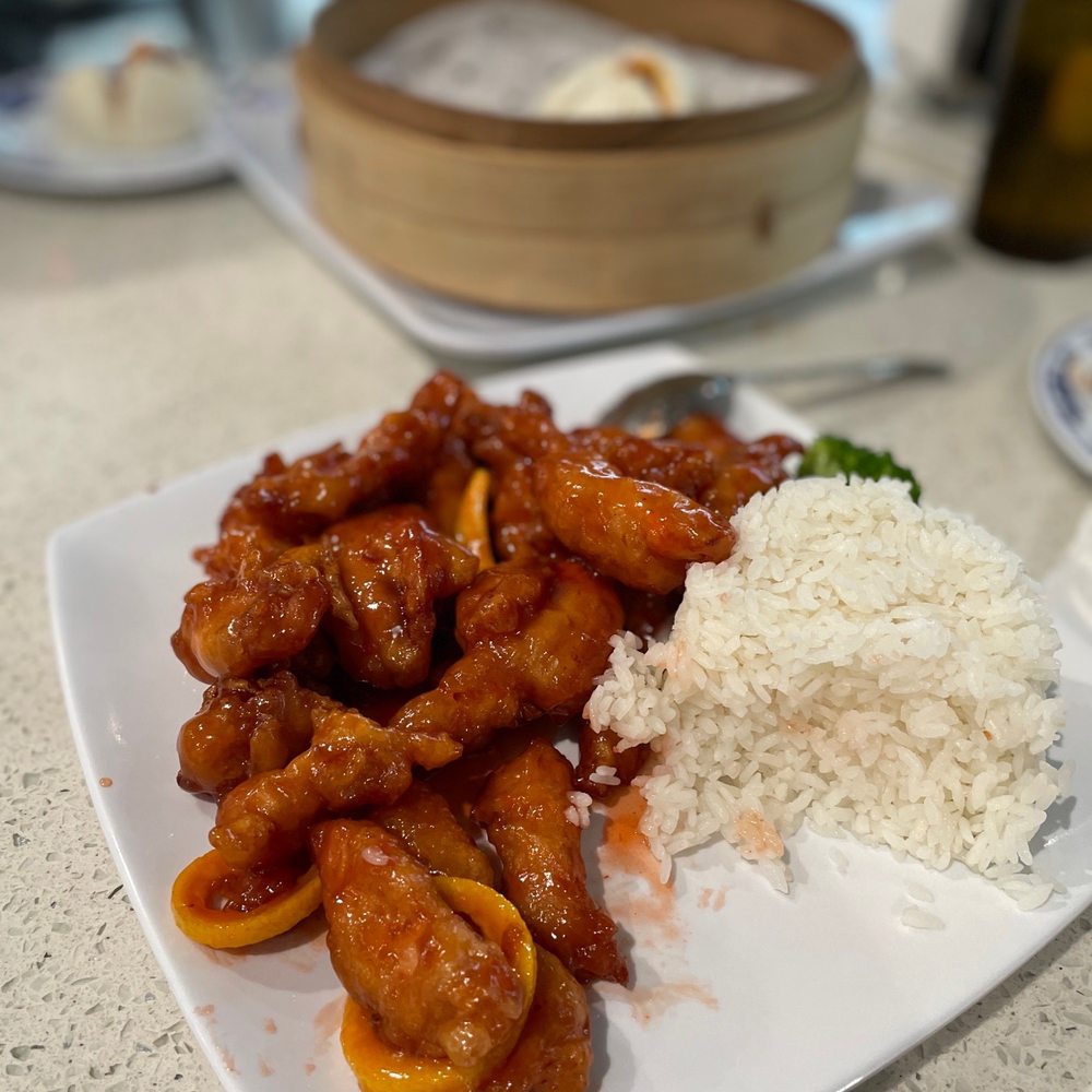 Noodle Master - Pasadena - S2. Orange Chicken and steamed rice. - Chinese Near Me - Pasadena, Texas Noodle Master - Pasadena - S2. Orange Chicken and steamed rice. - Chinese Near Me - Pasadena, Texas
