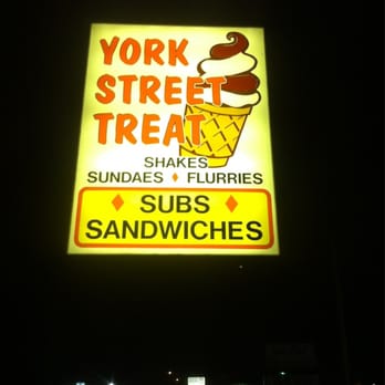 York Street Treat - a neon sign for york street treat - Ice Cream & Frozen Yogurt Near Me - Hanover, Pennsylvania York Street Treat - a neon sign for york street treat - Ice Cream & Frozen Yogurt Near Me - Hanover, Pennsylvania