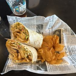 Buffalo chicken wrap