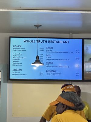 Menu photo 1 Whole Truth Lunchroom Wilson, NC Menu photo 1 Whole Truth Lunchroom Wilson, NC