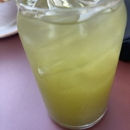 Some kind of celery lemon Spritzer