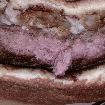 McDonald's - Raw ground beef patty manager Victor gourmet food - Coffee & Tea Near Me - Barstow, California