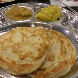 Simply Indian - Paratha thali.