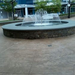 Oakwood Commons - Fountain outside.