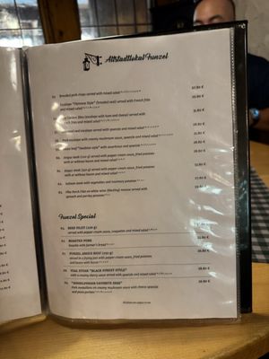 Menu photo 2 Altstadtlokal Funzel Sindelfingen, BW