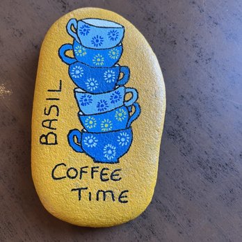 Basil Harbour Cafe - The painted rock - Cafes Near Me - Nairn, HLD