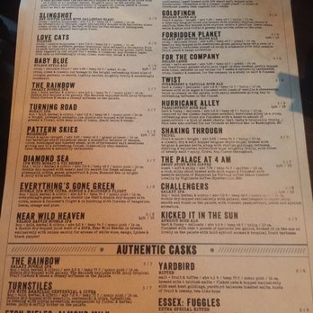 Bluejacket - Menu - Breweries Near Me - Washington, DC, District of Columbia