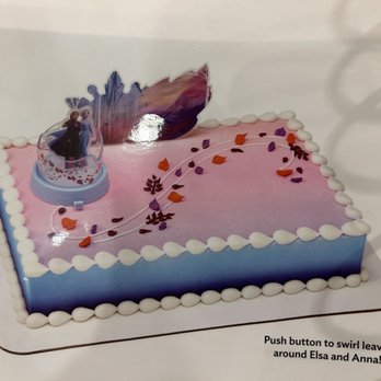 Tanbii Bakery - a pink and blue birthday cake - Bakeries Near Me - Rosemead, California