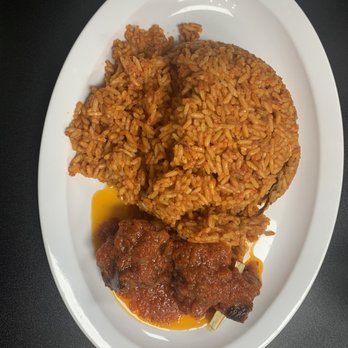 Calabar Pot - Jollof of Rice with Goat - African Near Me - Frisco, Texas