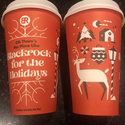 The coffee and caramel latte did not last long in these way cute cups--next time we may have to go for the large! The coffee and caramel latte did not last long in these way cute cups--next time we may have to go for the large!