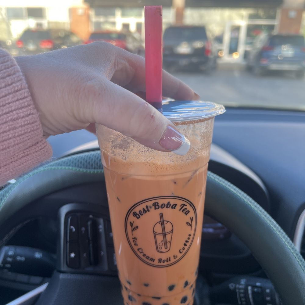 This is the Thai tea bobo This is the Thai tea bobo