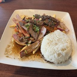 Lomo Saltado Plate. Lomo Saltado Plate.