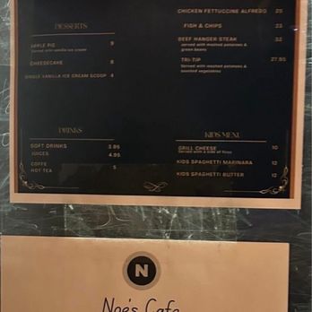 Noe’s Cafe - Found this dinner menu online somewhere. Clearer version soon. - Cafes Near Me - Oak View, California Noe’s Cafe - Found this dinner menu online somewhere. Clearer version soon. - Cafes Near Me - Oak View, California