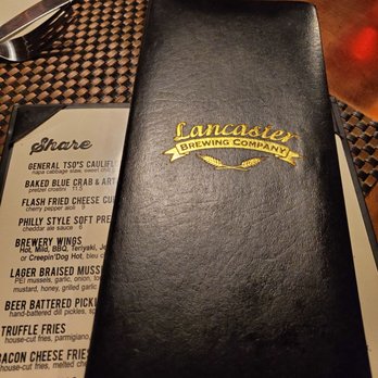Lancaster Brewing Company - Lancaster Brewing Co Menu - New American Near Me - Lancaster, Pennsylvania