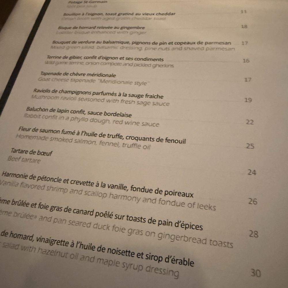 Restaurant Bonaparte - Menu - French Near Me - Montreal, Quebec Restaurant Bonaparte - Menu - French Near Me - Montreal, Quebec