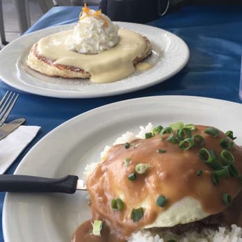 Moke's Bread & Breakfast - Loco Moko and the lili pancakes - great meal for a good price - Breakfast & Brunch Near Me - Kailua, Hawaii