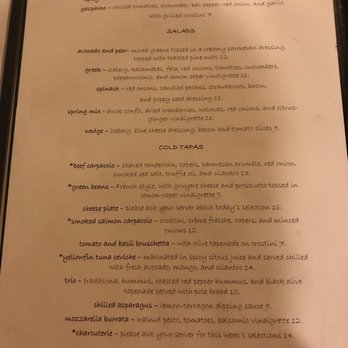 Santiago's Bodega - Menu - Tapas Bars Near Me - Key West, Florida