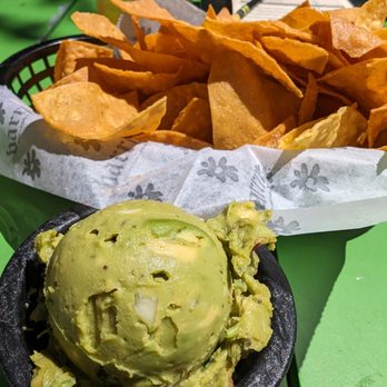 Barrio - Chips and traditional guacamole. - Tacos Near Me - Portsmouth, New Hampshire