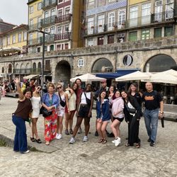 Porto Walkers - Our morning historic tour group at the end of the tour